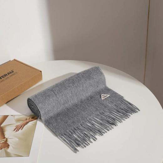 【澳洲品牌】EVERAU100%羊毛经典纯色围巾EA8019 商品图4