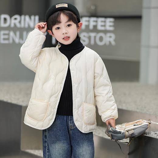 【儿童葫芦花菱格轻薄羽绒服】 90%白鸭绒 男女童御寒保暖 可爱童装外套  多色可选！ 商品图5