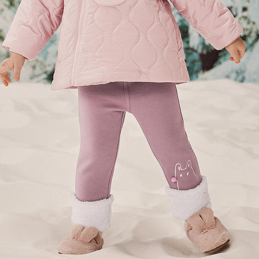 【内里加绒】迷你巴拉巴拉女童宝宝打底裤冬季亲肤保暖百搭裤子 商品图2