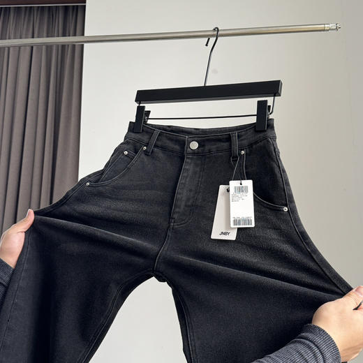 江南布衣弯刀加绒牛仔裤1031 商品图3