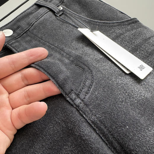 江南布衣弯刀加绒牛仔裤1031 商品图7