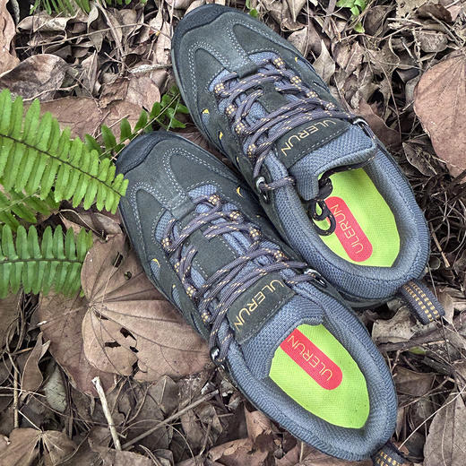 【又乐】徒步鞋低帮轻山系米白色透气牛皮户外休闲登山越野U8 商品图4