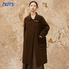 NUTS商场同款冬季新品复古时尚保暖气质手工呢料长外套女4491511A1 商品缩略图3