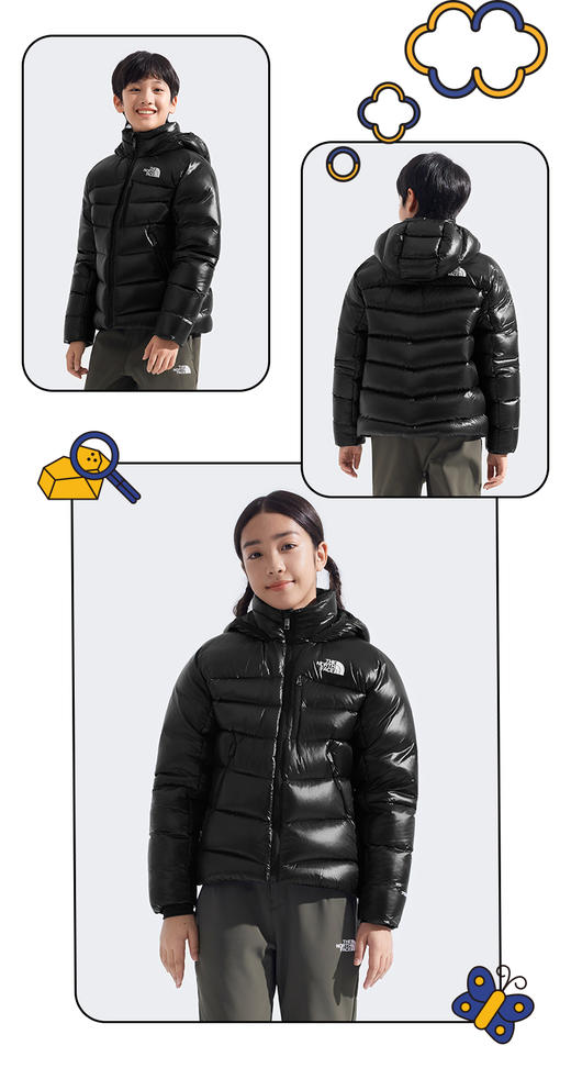 北面 25年秋冬  羽绒服  89XS 商品图8