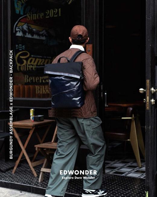 EdWxBA ⽪革帆布双肩背包 Bag 商品图2