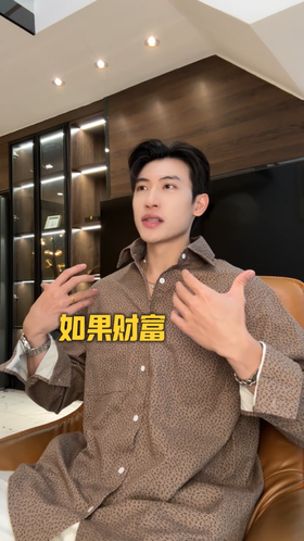 26746SDSA男士秋冬新款痞帅男装韩版潮牌豹纹纽扣翻领长袖衬衫百搭时尚