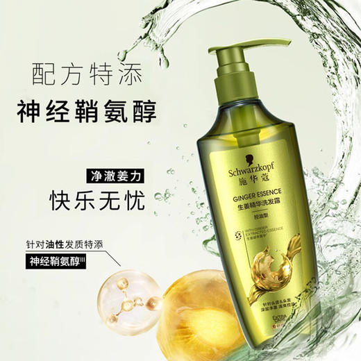 施华蔻 生姜精华洗发露600ml*2 商品图3