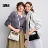 森马包包女手提包松弛感饺子包2025新款时尚亮面斜挎包通勤单肩包 商品缩略图0