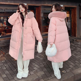奢姿2025年冬季新款大码女装连帽减龄外套胖妹妹休闲保暖羽绒服7344300232