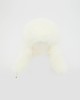 Yves Salomon - CHAPKA SKIWEAR FABRIC/FOX - MONT BLANC - 女装 - 帽子 - 山峰白 商品缩略图0