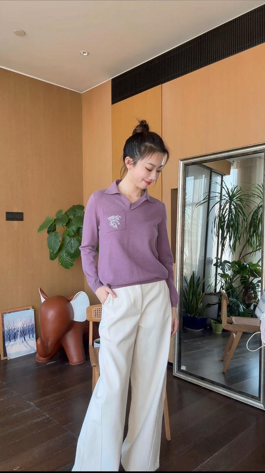 【时髦廓形】噢蜜ooomeooo加绒高弹宽腿牛仔裤 商品图1