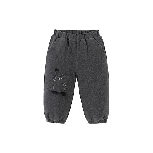 迷你巴拉巴拉男女童宝宝裤子2025冬新品保暖内里加绒柔软长裤 商品图4