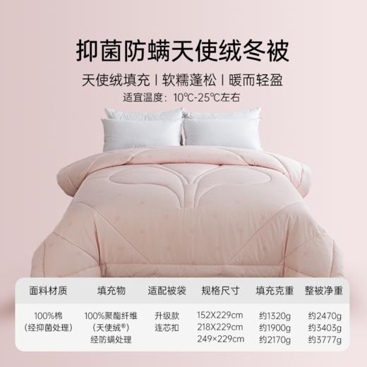 2025年秋冬新款雅芳婷纤维被子宿舍单人学生冬被抑菌防螨冬季被芯 商品图6