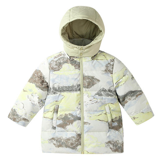 【实体店同款】男童中长款羽绒服冬季新款安奈儿童装XB545074 商品图5