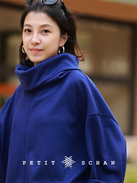 PETIT SCHAN小闪 CLO#937 Engrossed in 沉迷 澳洲超细美利诺羊毛堆堆领设计款套头上衣