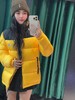 蒙&口男士短款黄色立领羽绒服（蕾姐波哥穿3码） 商品缩略图3