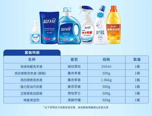 蓝月亮 全屋清洁生活包（ 81001002） 商品图1