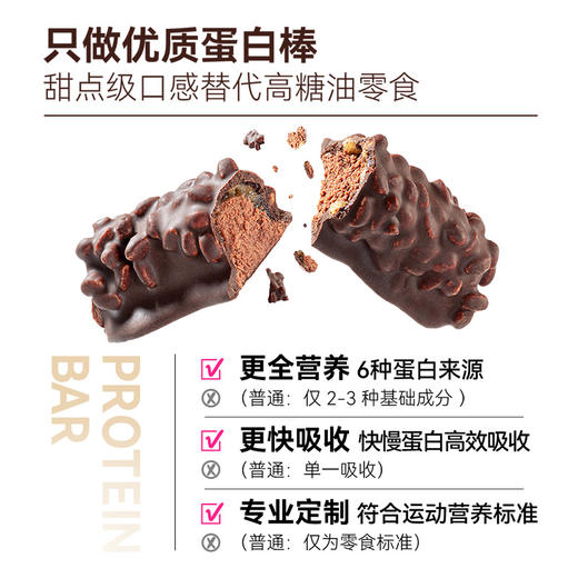 【袋鼠先生】夹心乳清蛋白棒高蛋白224g  醇香巧克力味/元气莓果味 商品图4