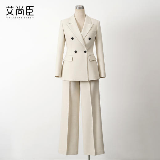 艾尚臣复古西装套装女高级感秋冬马甲职业装上班通勤穿搭西服正装 商品图3