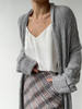 TU｜C05AW24-KW10- 针织绞花中长开衫 [ BK00黑 / GY00灰] 商品缩略图10