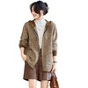 CC 312连帽拉链针织开衫厚款大码外套 商品缩略图4