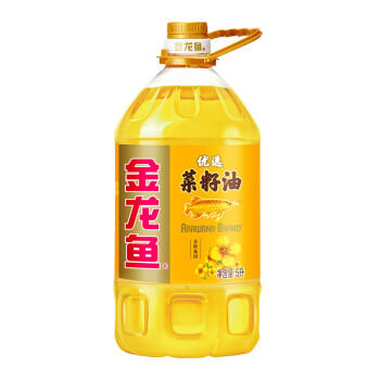 金龙鱼 食用油【保真菜籽油】非转基因 压榨 优选菜籽油5L /粮油调味 /食用油 /菜籽油 商品图1