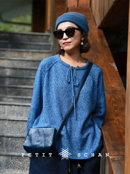 PETIT SCHAN小闪 #072 Natural charms are boundless 风月无边 羊绒小圈纱手工染色冷帽针织帽 商品图9