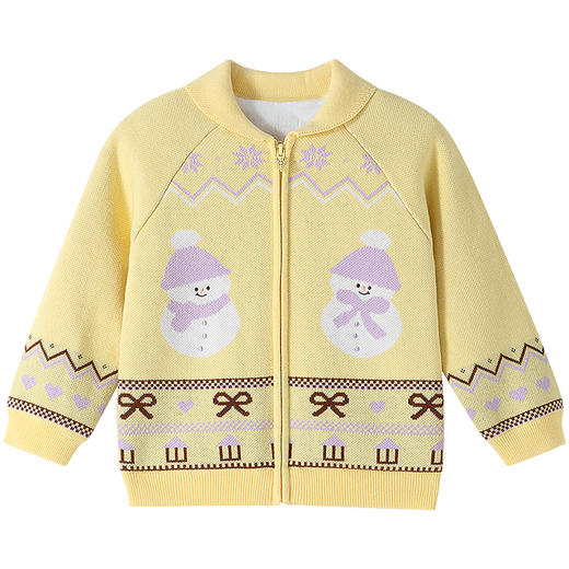 【实体店同款】女童针织开衫冬季新款安奈儿童装XG544028 商品图5