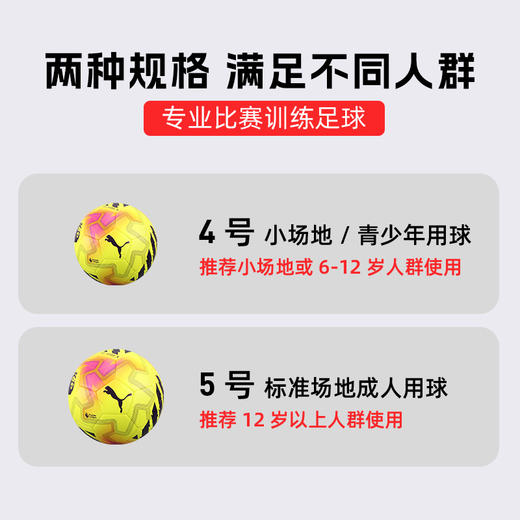 PUMA彪马 25-26赛季英超比赛足球4号5号联赛机缝训练球084715 01 商品图4