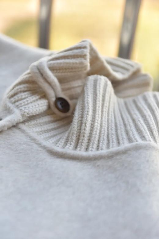 现货秒发~两件套马甲+翻领羊绒大衣 商品图5