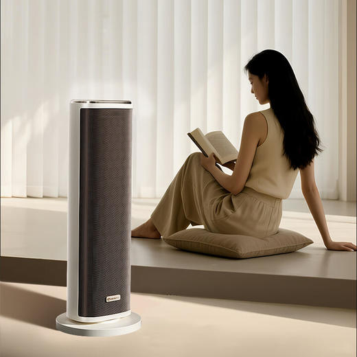 艾美特暖风机(510701)取暖器家用立式电暖器桌面办公卧室节能省电速热母婴热风机 HP21-SR116【石墨烯语音遥控款】 商品图4