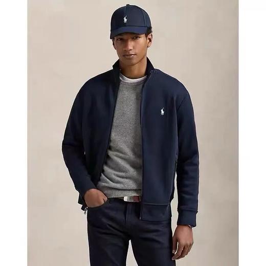 拉夫家经典款刺绣马标开衫卫衣 商品图1