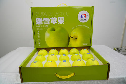 【瑞雪苹果】陕西洛川苹果新品种青绿色瑞雪苹果15枚85mm品质大果 库存少卖完下架 商品图2