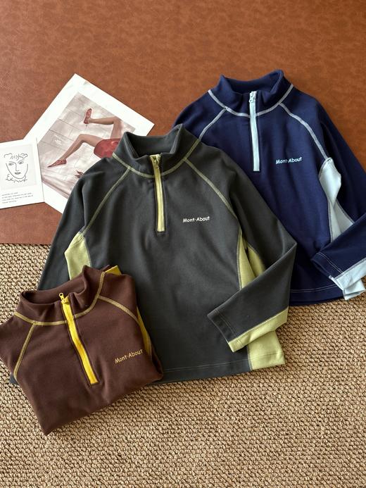 半拉链四针德绒衫3356 商品图2