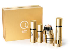 升级【女王黑金五件套】定制版 高端护肤品系列 包含精华水、精华乳、精华液、日霜、晚霜 P*K贵妇大牌 ，感受每天肉眼可见的肌肤改变