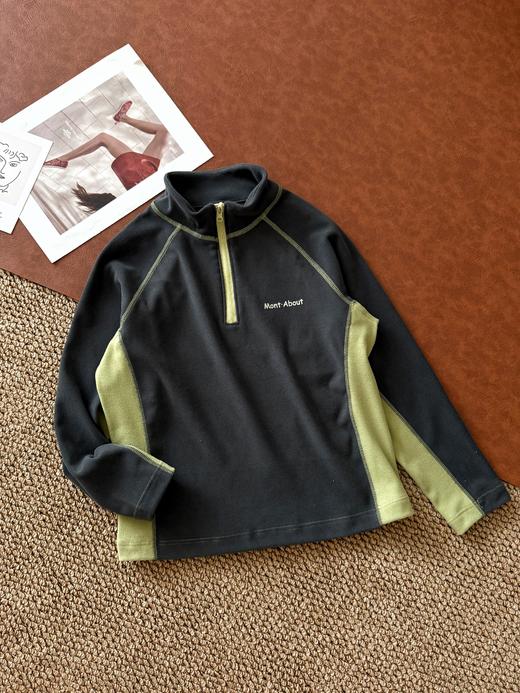 半拉链四针德绒衫3356 商品图6