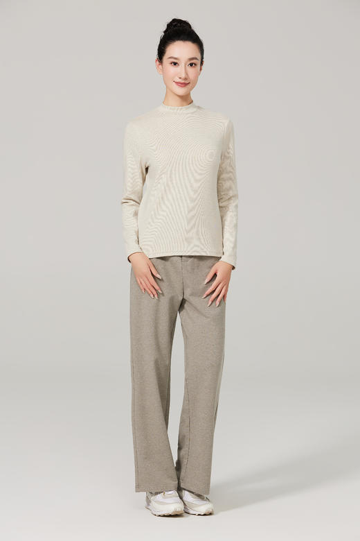 【素道】有机棉女士打底衫(厚款 )  小半领子 长袖女士上衣 修身打底衫  秋冬内搭 亲肤舒适 百搭 贴身保暖  [漳州仓] 商品图6