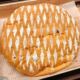 【超市】现制 新麦烘焙蔓越莓芝士饼630g/个