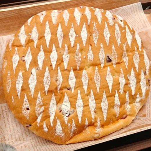 【超市】现制 新麦烘焙蔓越莓芝士饼630g/个 商品图0