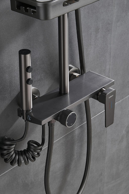 8325查理四档花洒-枪灰 商品图6