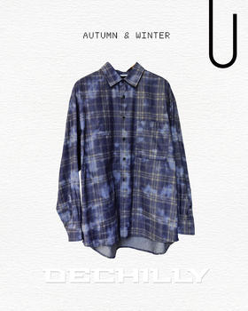 533521202格纹长袖衬衫