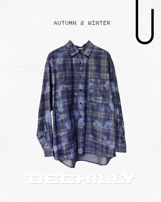 533521202格纹长袖衬衫 商品图0