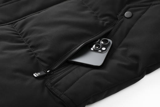 【可拆卸帽】【DDT】大依优型大码男装连帽棉服棉衣外套加肥加大男士胖子上衣 商品图6