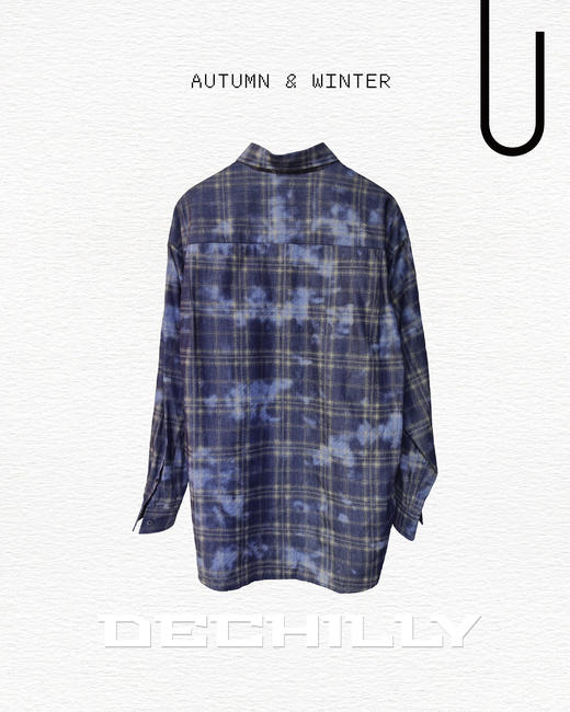 533521202格纹长袖衬衫 商品图1