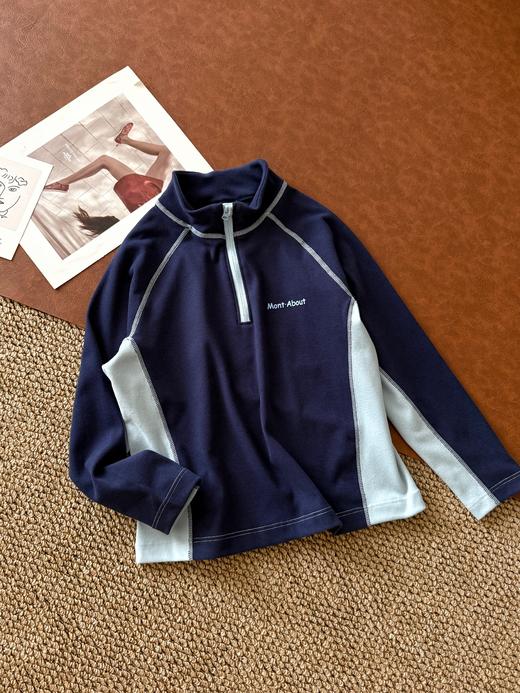 半拉链四针德绒衫3356 商品图4