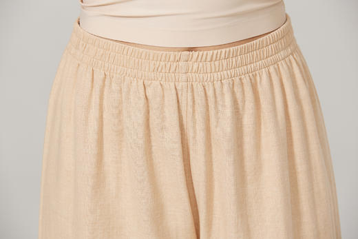 【素道】有机棉纱布上衣 有机棉纱布长裤   男士女士同款 棕色/棕白格 天然有机彩棉无荧光剂 无静电 安全 健康[漳州仓] 商品图5