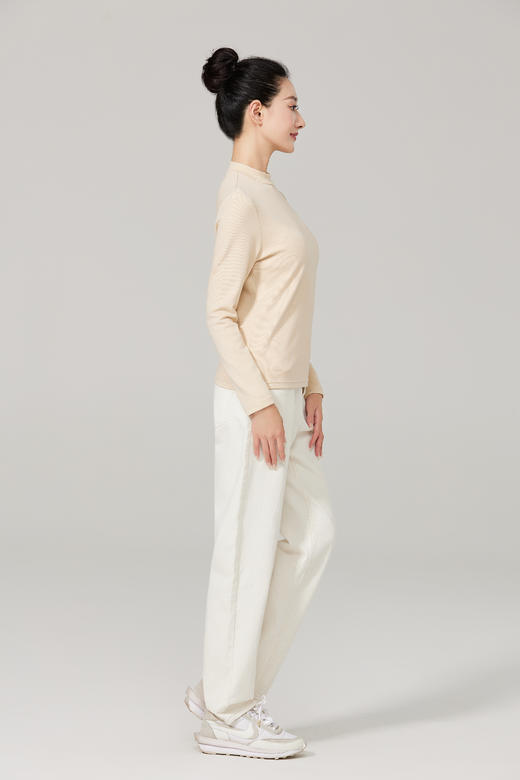 【素道】有机棉女士打底衫(厚款 )  小半领子 长袖女士上衣 修身打底衫  秋冬内搭 亲肤舒适 百搭 贴身保暖  [漳州仓] 商品图9