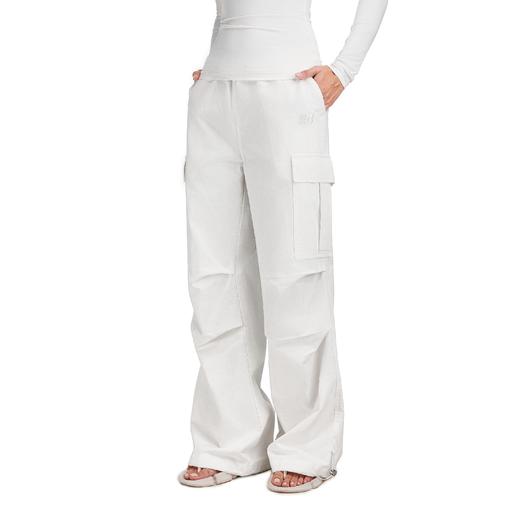 FDR官方店 美式复古工装裤男女秋季宽松长裤抽绳直筒裤情侣长裤子 商品图3