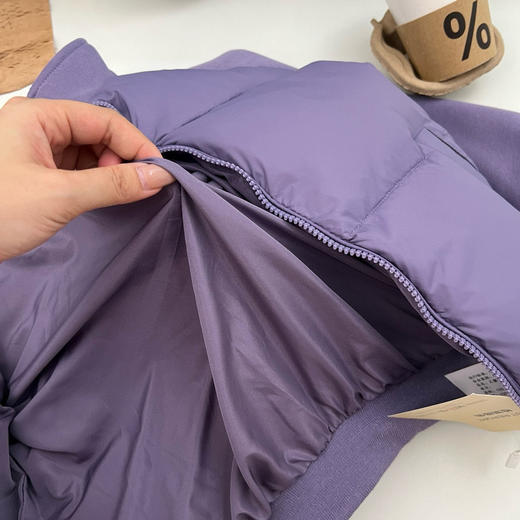 半高领拼接羽绒服 商品图5