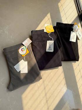 精纺绵羊毛毛呢加厚保暖商务休闲直筒长裤